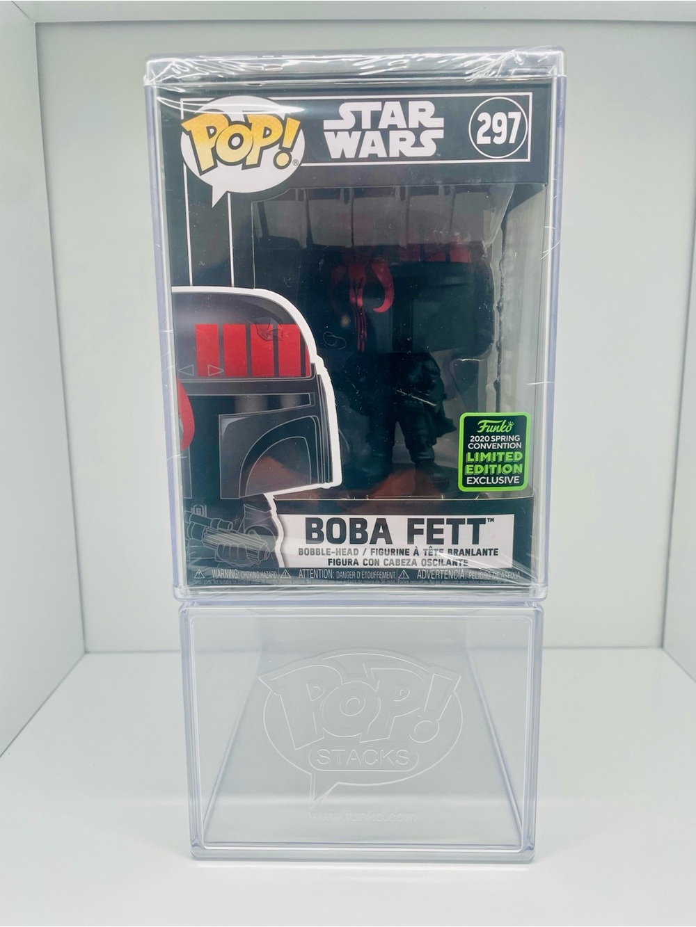Funko Pop! CIB Star Wars Boba Fett Vinyl Figure (#297) – LIMITED EDITION
